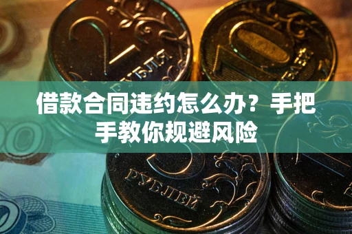 济南借款合同违约怎么办？手把手教你规避风险