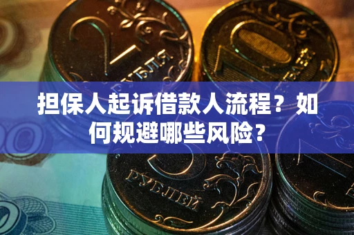 济南担保人起诉借款人流程？如何规避哪些风险？