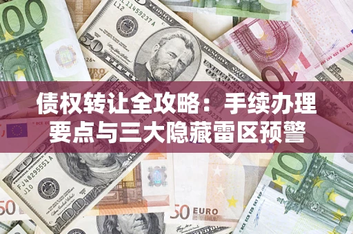 济南债权转让全攻略：手续办理要点与三大隐藏雷区预警